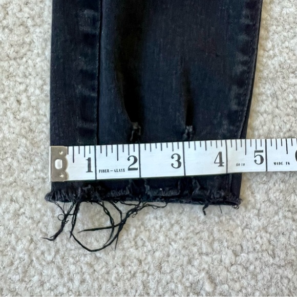 OLD NAVY Rockstar Black Super Skinny Ankle Distressed Jeans—SZ. 6 - Picture 9 of 13